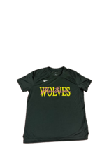 Nike Women's Black Northern Wolves Short Sleeve