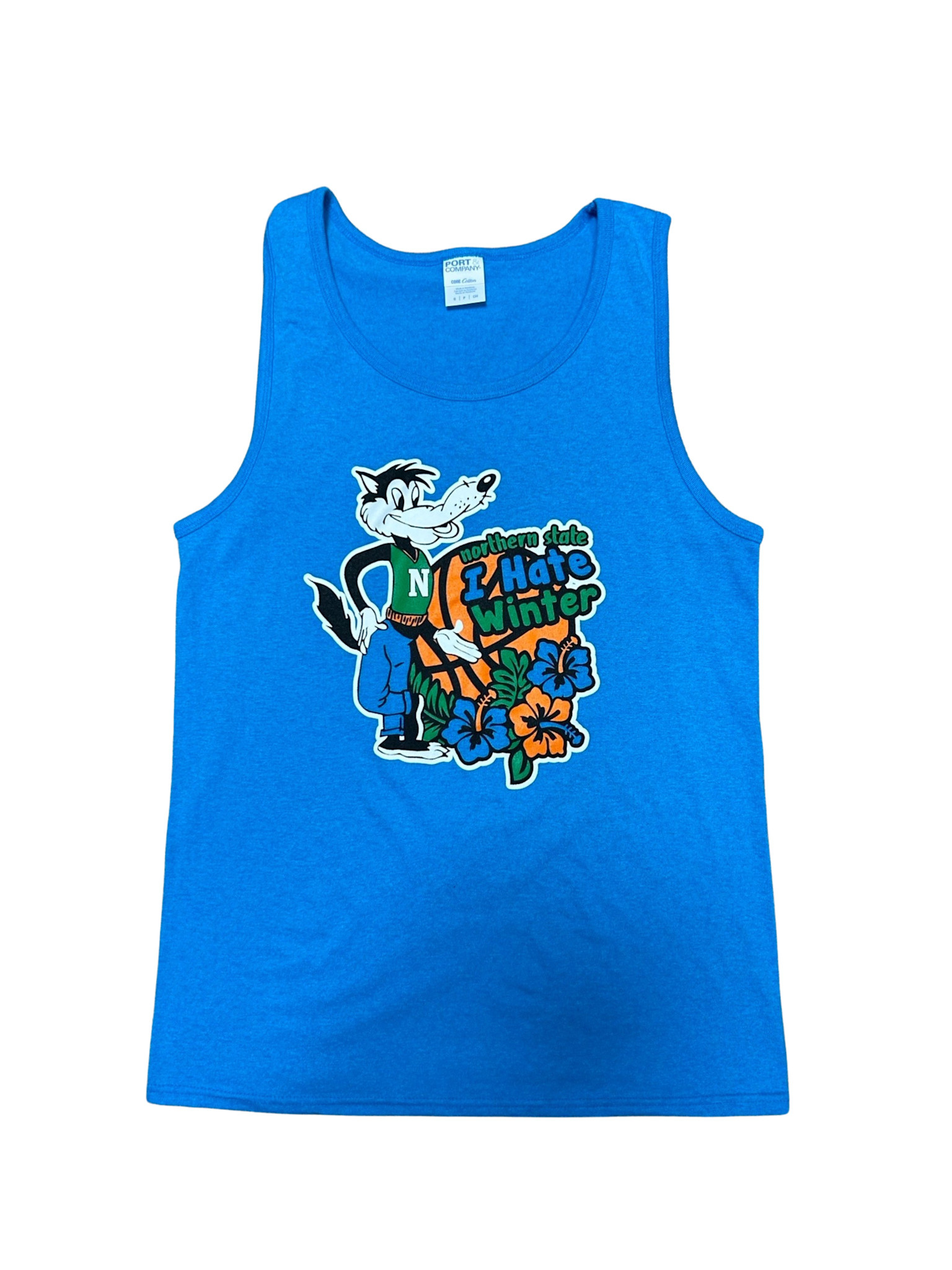 Port & Company Blue I Hate Winter Muscle Tank