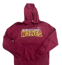 Nike Men's Maroon NSU Wolves Hoodie