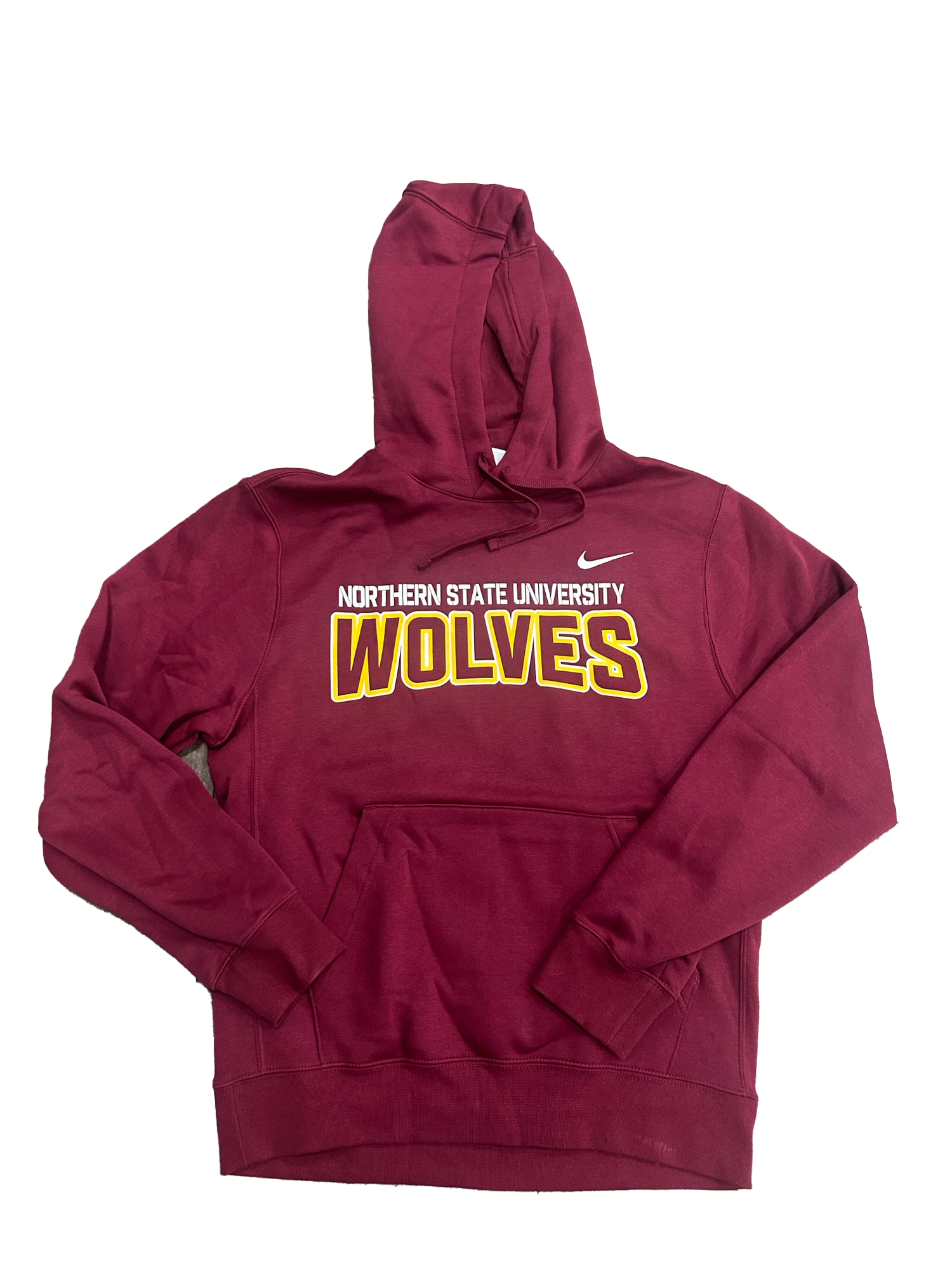 Nike Men's Maroon NSU Wolves Hoodie