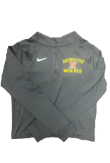 Nike Anthracite 1/4 Zip Wolves Crop Top Womens