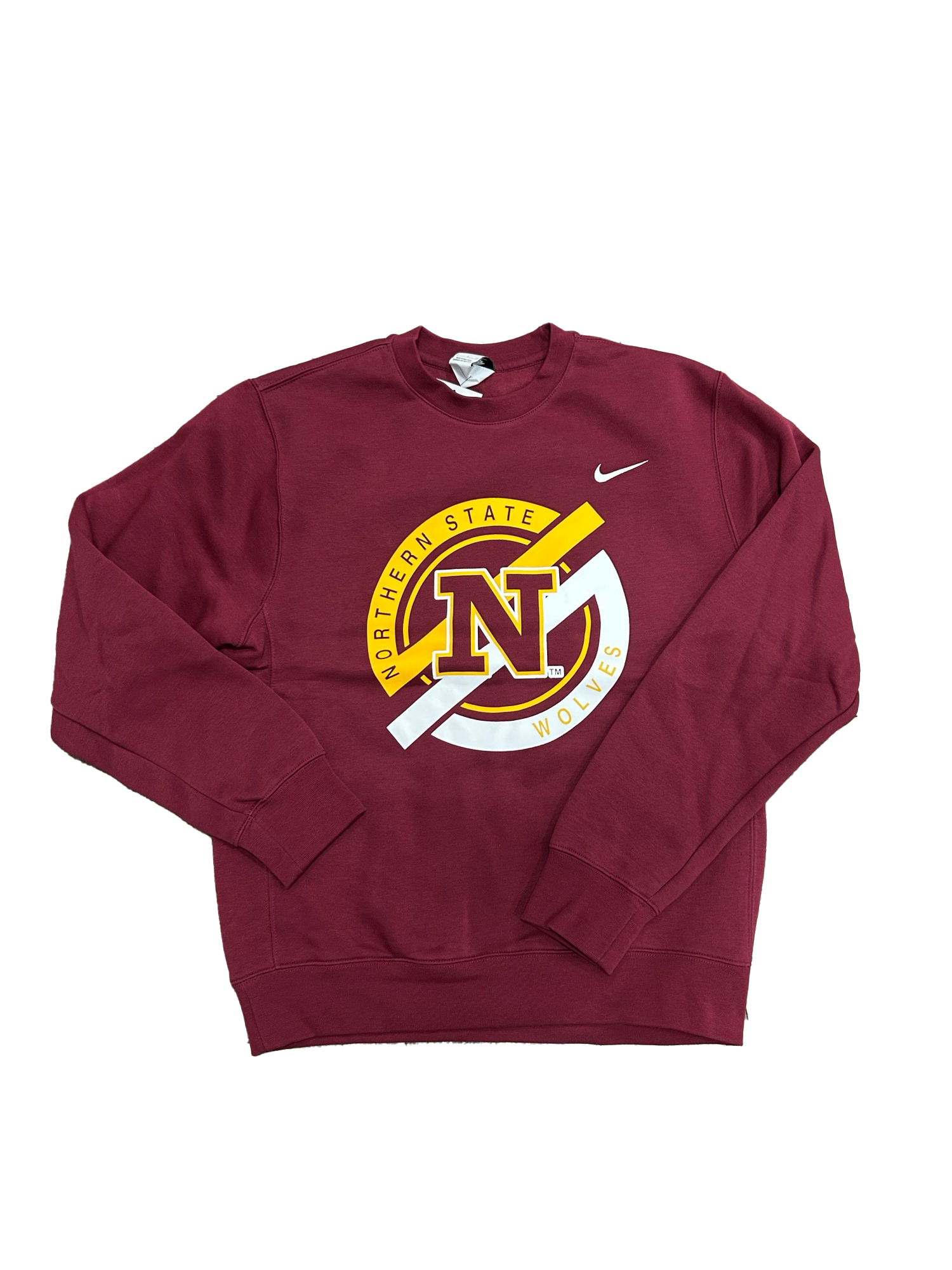 Nike Men's Maroon Northern State Wolves Crew