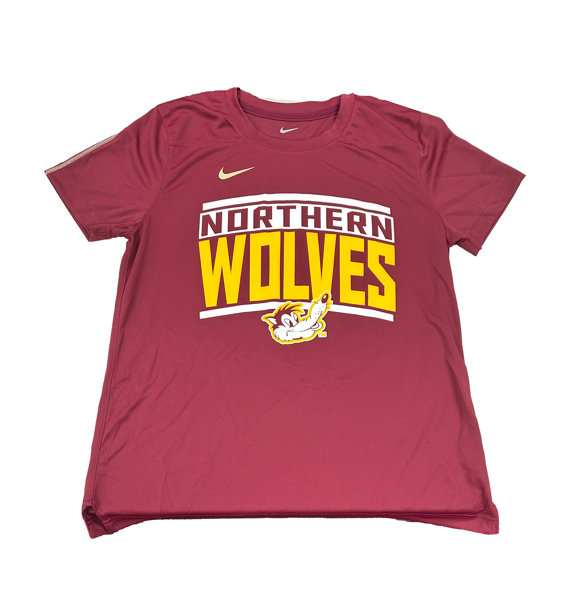 Nike Women's Maroon Waldo Short Sleeve