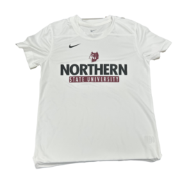 Nike Women's White Wolfhead Short Sleeve