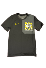 Nike Men's Camo Wolfhead Wolves Coach SS Top
