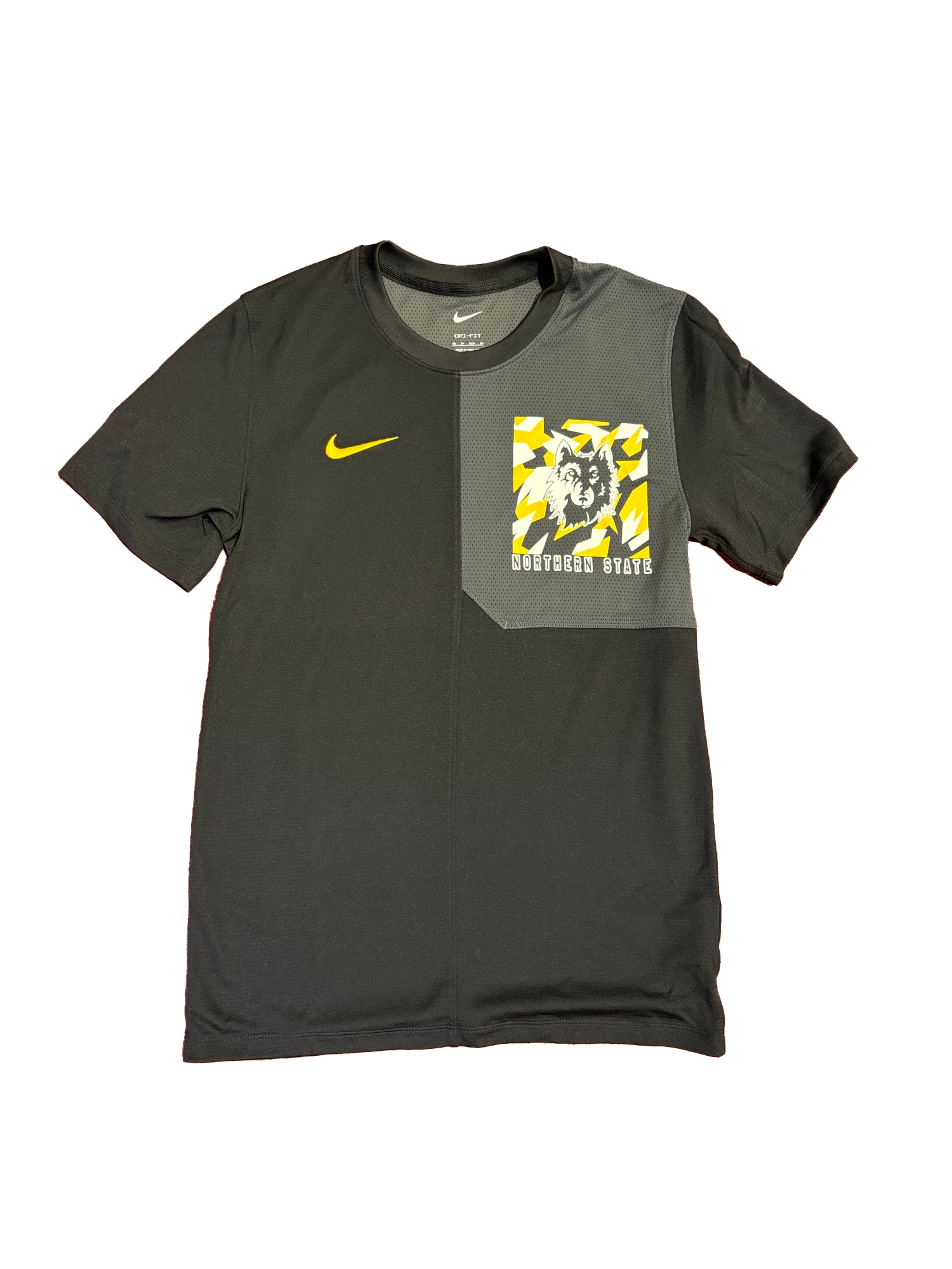 Nike Men's Camo Wolfhead Wolves Coach SS Top