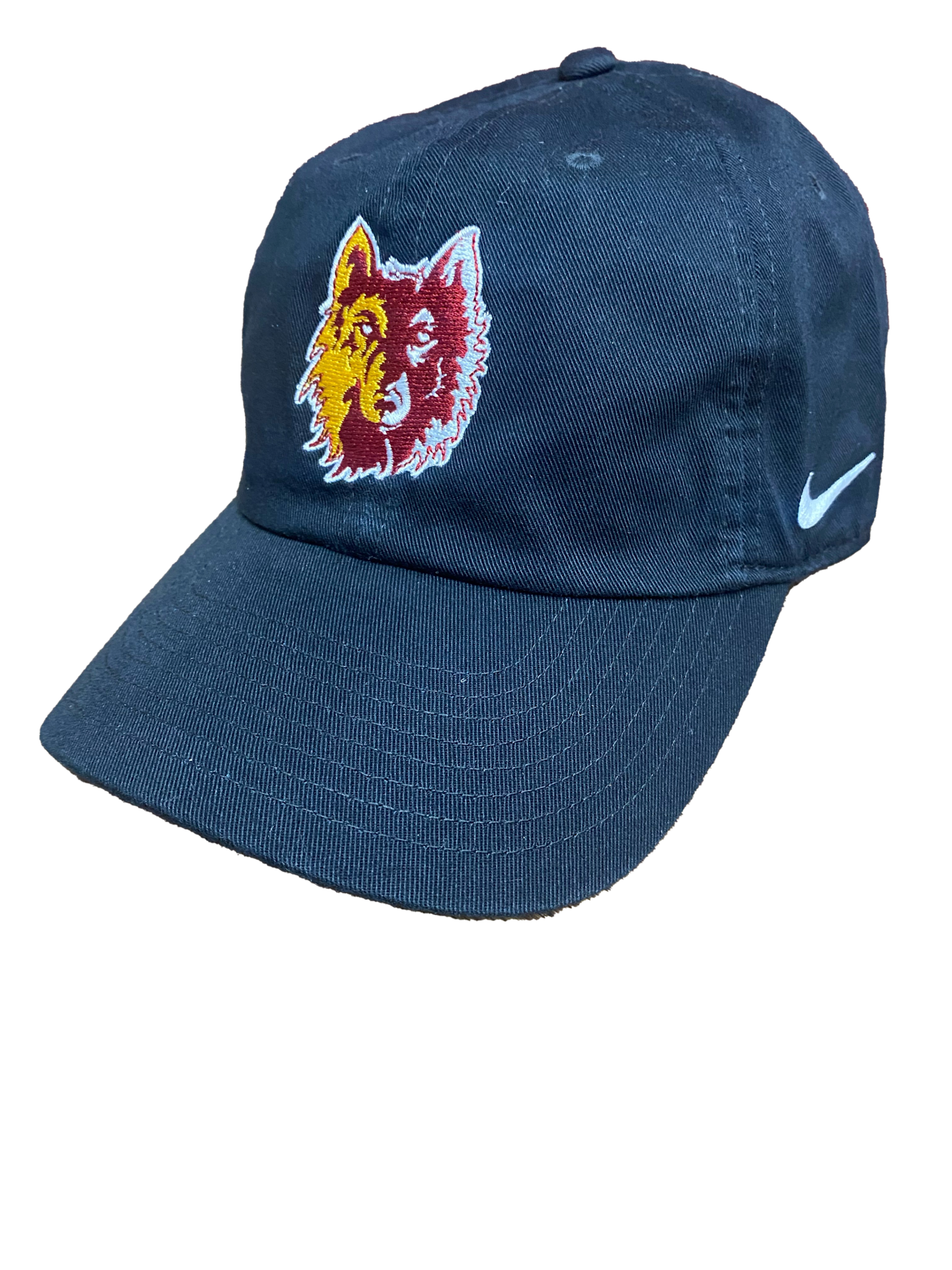 Nike Black Wolfhead Dad Hat