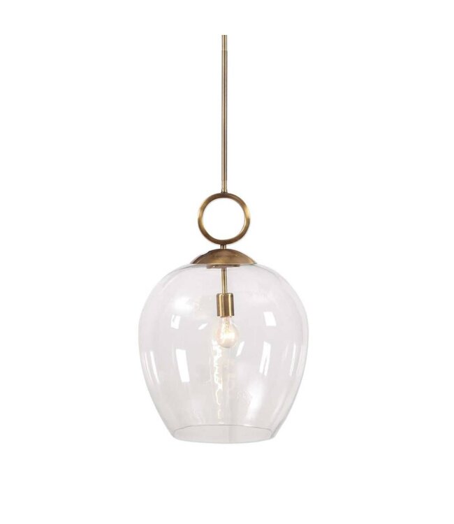Calix 1 Lt Pendant Brass