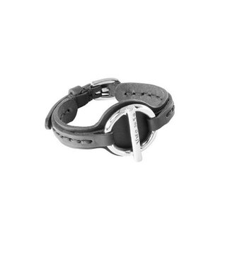 Uno de 50 Plug On Bracelet Black