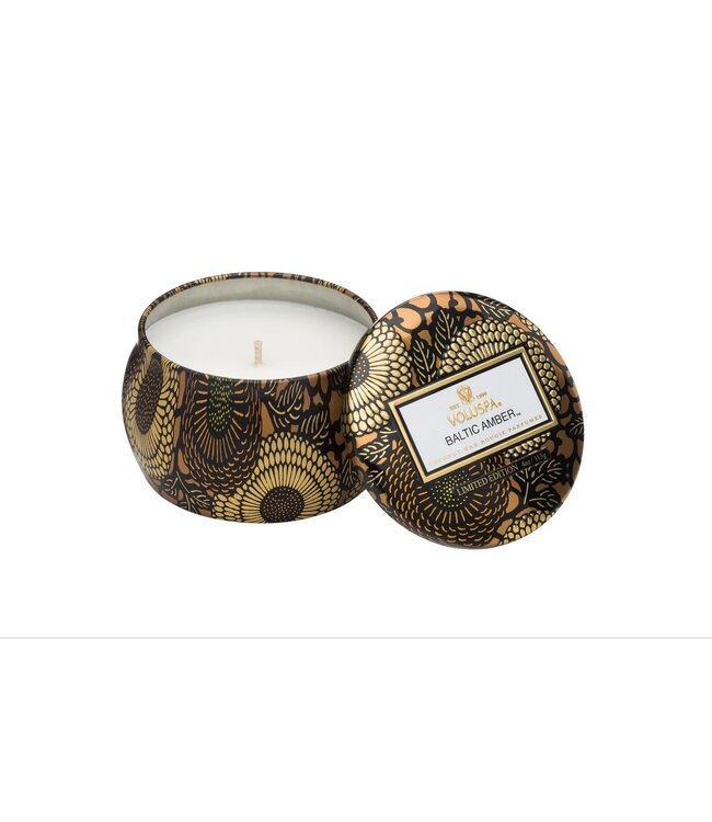 Baltic Amber Mini Tin Candle