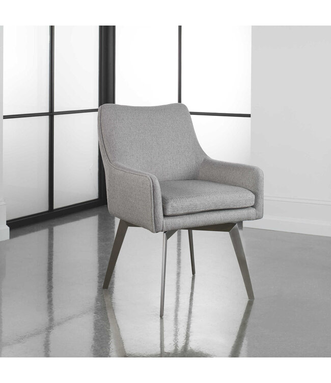Let's Twist Dining Chair Gray Simply Elegant Boutique