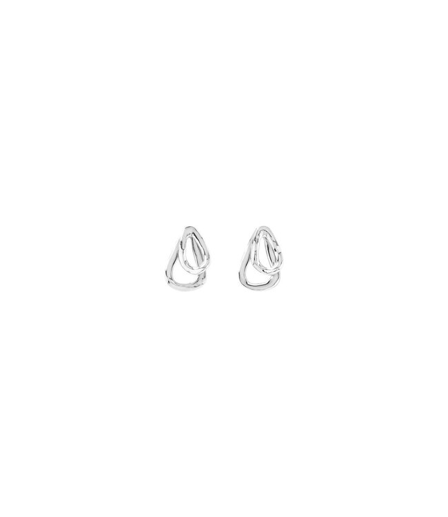 Uno de 50 Connected Earrings Silver