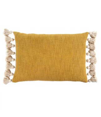 Bora Tassel Pillow Mustard 16 x 24