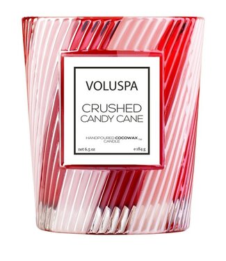 Voluspa 6.5 Crushed Candy Cane Classic Candle