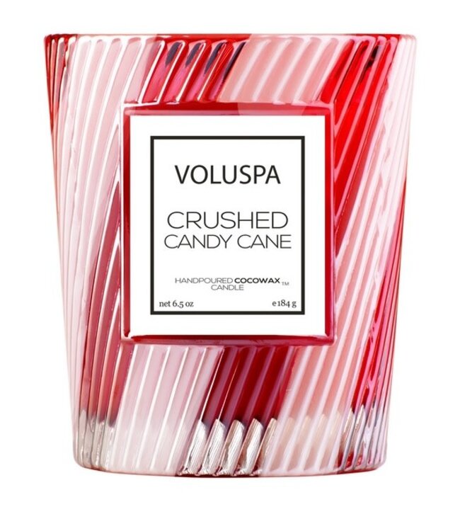 Voluspa 6.5 Crushed Candy Cane Classic Candle
