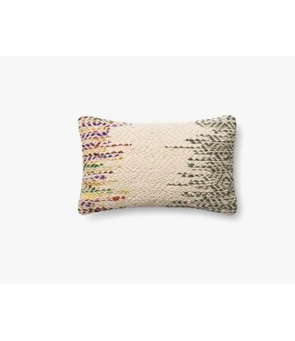 Rainbow Stitch Pillow Multi 13 x 21