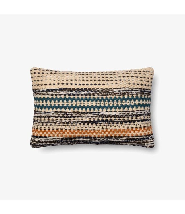 Woven Accent Pillow Orange/Blue