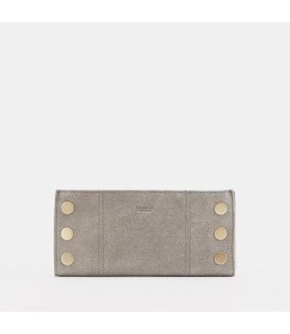 Hammitt 110 North Wallet Pewter Brushed Gold