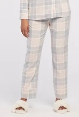Tribal Flannel Pajama Pant Berry Frost