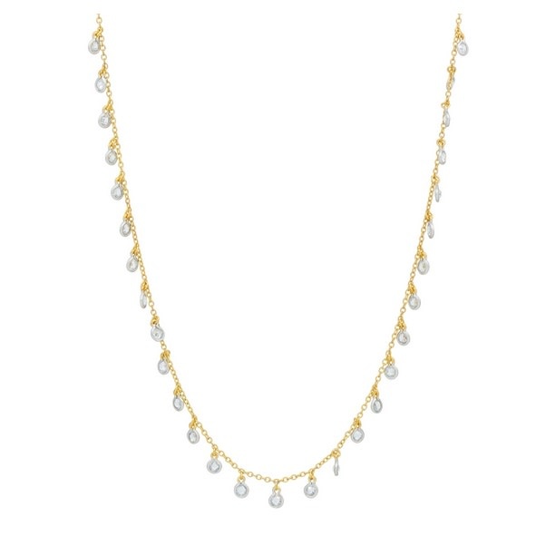 Freida Rothman My Daughter Keeps Stealing This Bezel Drop Necklace Gold/Silver