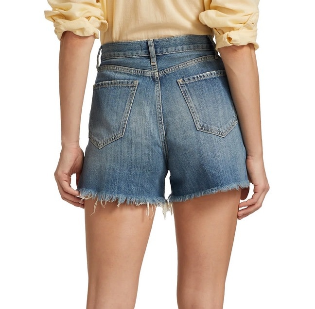 7 For All Mankind Easy Ruby Cut Off Short Spruce