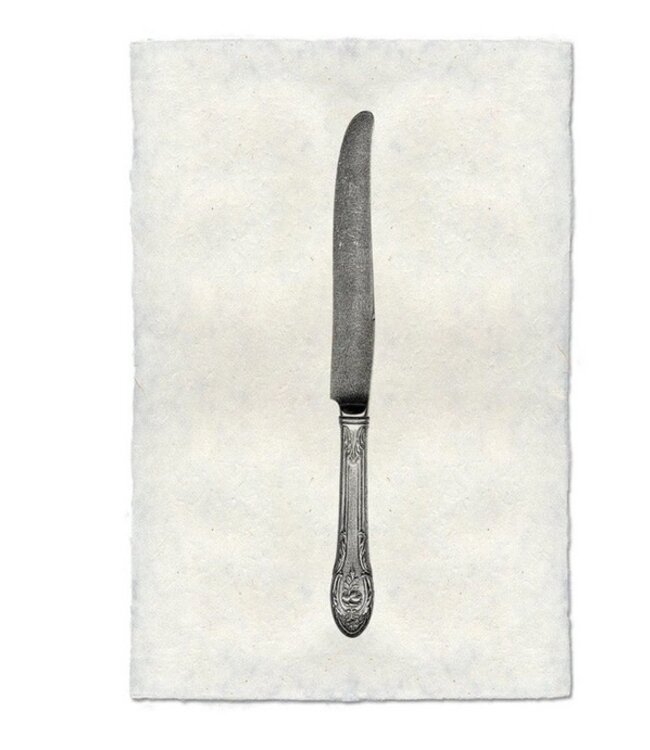 Knife 9 x 14 Print - Nepalese Handmade