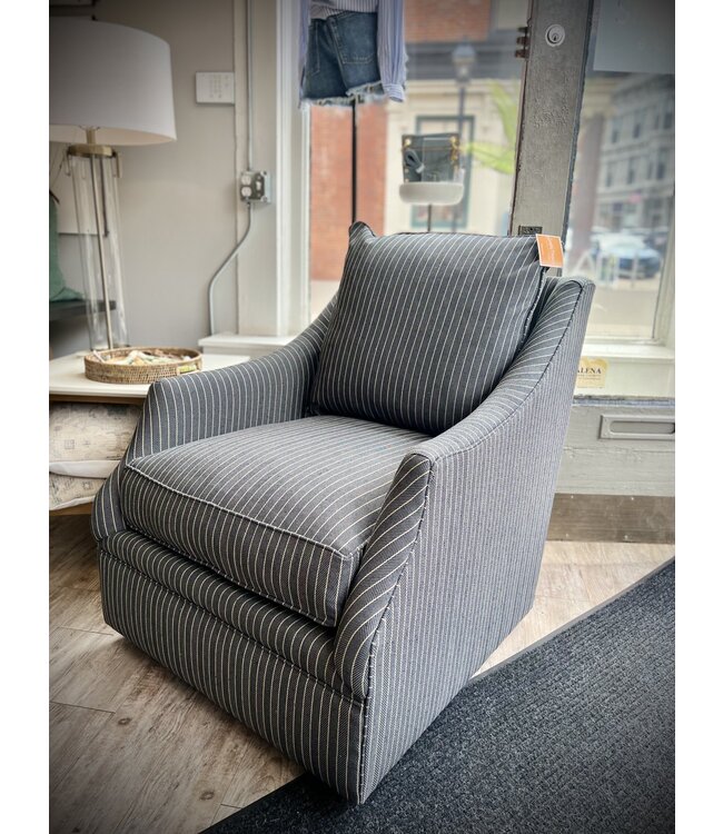 Kara Swivel Chair VC108-31 (Black Stripe)