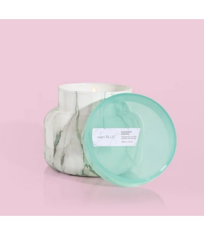 Capri Blue 19oz Coconut Santal Modern Marble Jar