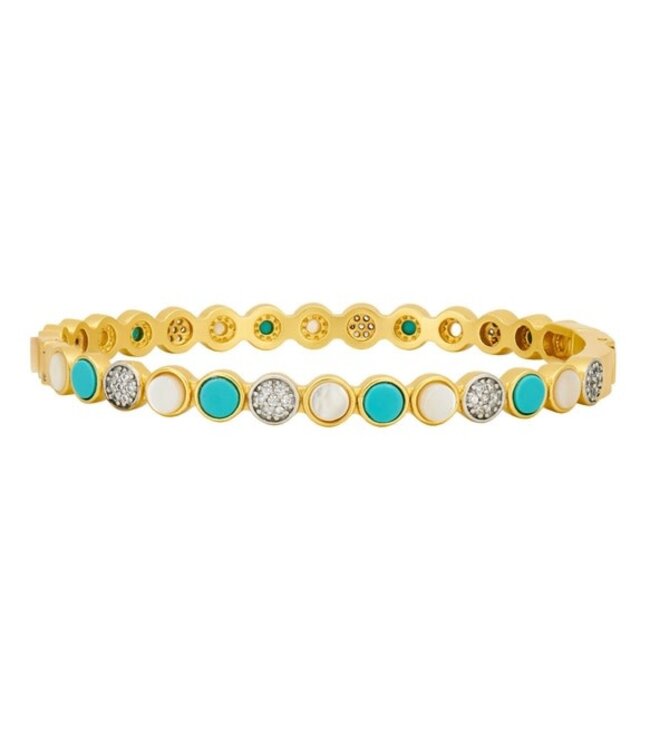 Freida Rothman Coastal Disc Hinge Bangle