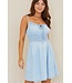 Bella Dahl Ruched Cami Midi Dress Riviera Wash