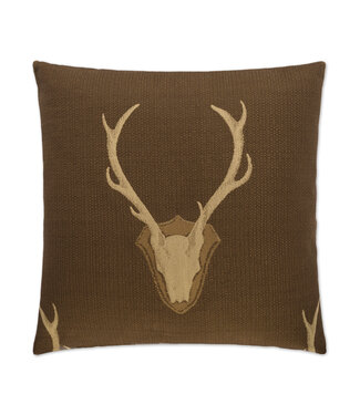Uncle Buck Pillow - Brown 24 x 24