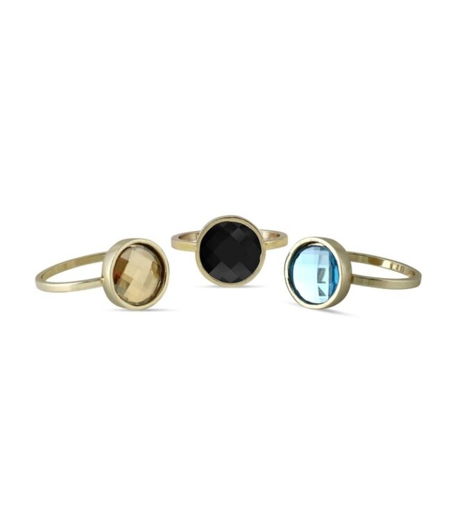 Elle Stack Rings Set/7