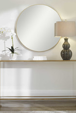 Mirror Top Console Table Gold