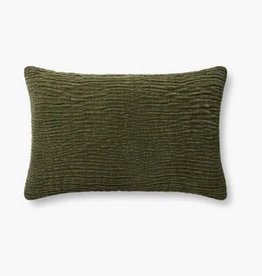Textured Pillow Olive 13 x 21