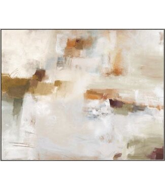 Lost III - 56 x 45 White Wood Frame