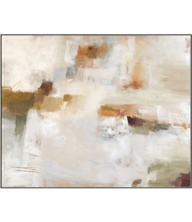 Lost III - 56 x 45 White Wood Frame