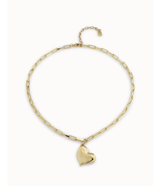 Uno de 50 HeartBeat Necklace Gold
