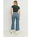 Patch Pocket Wide Leg Jean Med