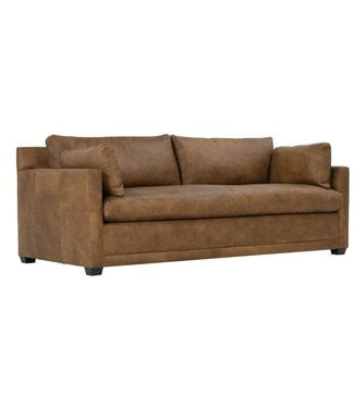 Rowe Furniture by Robin Bruce SYLVIE 88" EXPRESS COCOA LEATHER SOFA
