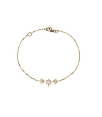 Anzie Aztec North Star Micro Bar Bracelet