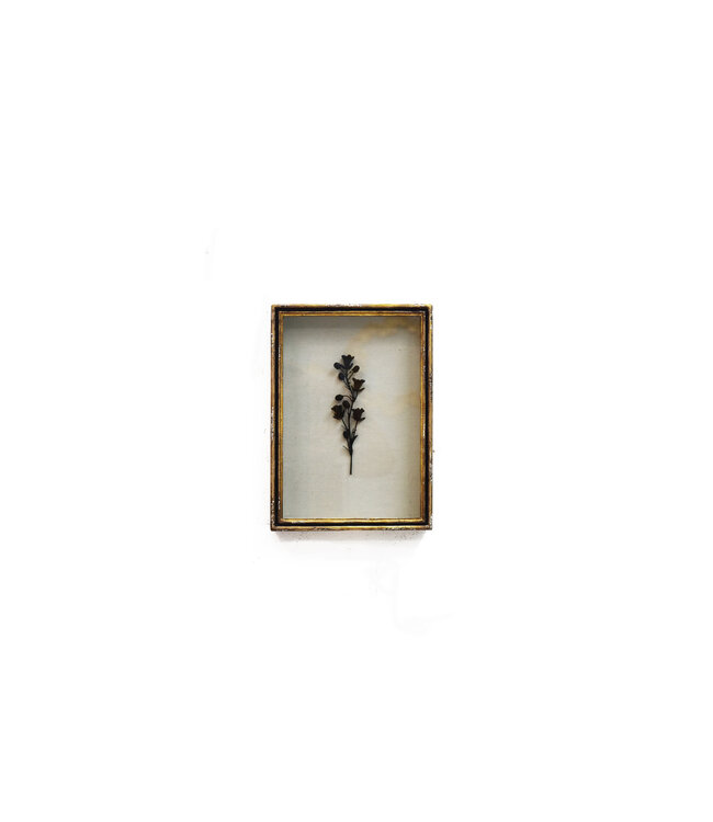 Framed Rampion Bell Flower Black