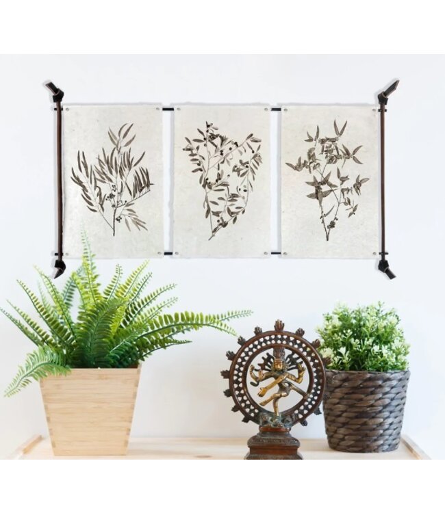 Green Onions 9 x 14 Print - Nepalese Handmade