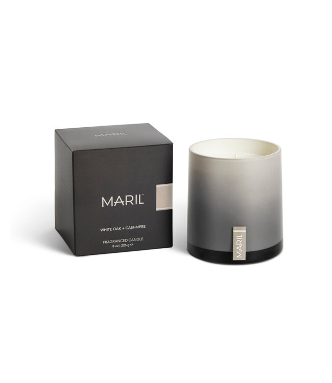 Maril 8 oz Candle - White Oak & Cashmere