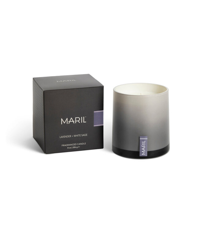 Maril 8 oz Candle - Lavender & White Sage