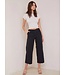 Bella Dahl Saige Wide Leg Crop Black