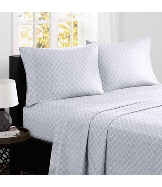 Fretwork Cotton Sheet Set