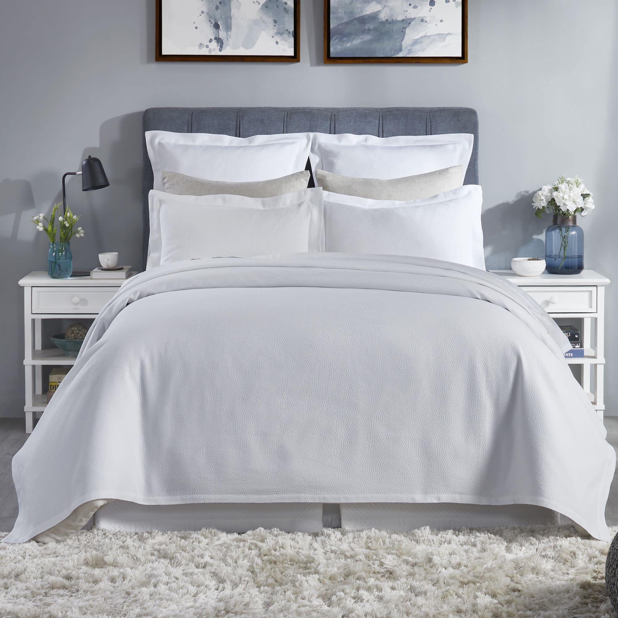 Olive Matelasse Coverlet White Simply Elegant Boutique