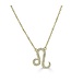 Leo Zodiac Necklace 14KY - 0.12CTW 14KT