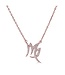 Virgo Zodiac Necklace 0.12CTW 14KT