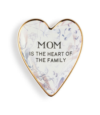 Demdaco Mom Art Heart Trinket Dish